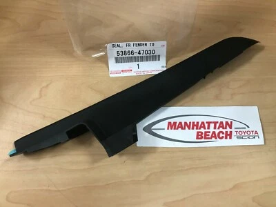 12-17 PRIUS V NEW GENUINE TOYOTA RIGHT FENDER TO COWL HOOD SIDE SEAL 53866-47030 - Image 1 of 3