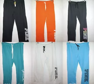 Victoria Secret PINK Sweatpants Boyfriend Wide Leg Pants XS S M L XL XXL NEW NWT - Picture 1 of 49