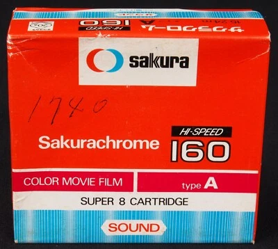 Sakurachrome160 Super8 Color Movie Film Cartridge with Sound - Unused Old Stock! - Image 1 of 4