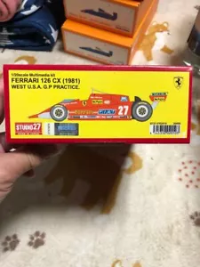 Studio 27 :1/20 Ferrari 126CX(1981)WEST U.S.A G.P:Gilles Villeneuve's carJP - Picture 1 of 2