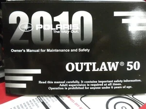 2010 Polaris Outlaw 50 Owner's manual. #9922485 - Picture 1 of 2