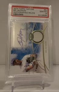 🔥2014 Topps Tier One Bo Jackson Autographed Relics🔥 Pop 1! RARE🔥 - Picture 1 of 2