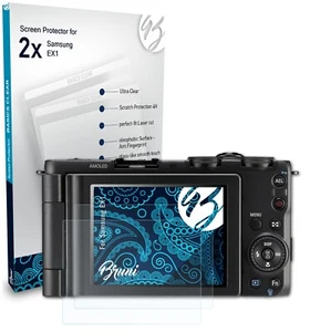 Bruni 2x Protective Film for Samsung EX1 Screen Protector Screen Protection - Picture 1 of 8