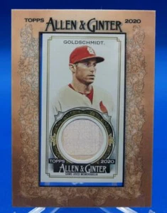 PAUL GOLDSCHMIDT 2020 Topps Allen & Ginter FRAMED MINI RELIC CARDINALS MFR-PG - Picture 1 of 1