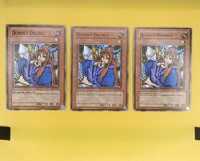 3x Playset Yugioh Queen's Double - MRD-051 Common Unlimited NM