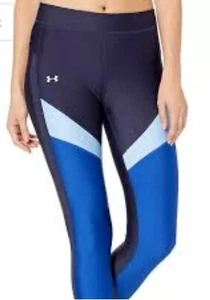 Under Armour UA Yogahose Ankle Cropped Leggings XS Color Block Schwarz 1292129 - Bild 1 von 12