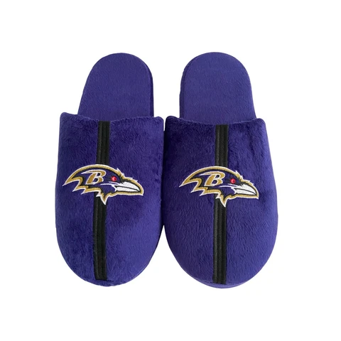 Baltimore Ravens NFL Men's Team Stripe Slipper, 2 Sizes Available, FREE SHIP Cover
