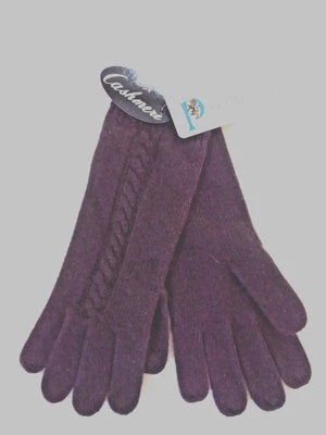 Portolano Brown Cashmere Gloves, NWT - Image 1 of 2
