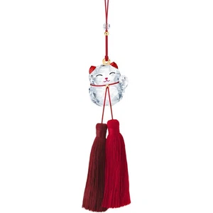 Swarovski Waving Cat Ornament Ornament Crystal, Multicoloured - Picture 1 of 2