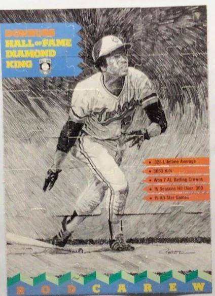 1991 Donruss Studio род Carew черно-белый головоломка карта вы выбираете NM + - Изображение 1 из 1