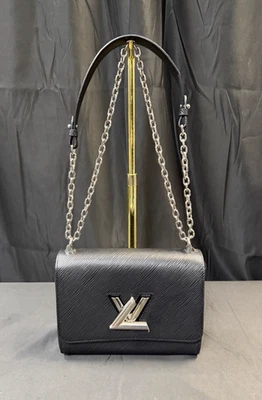 Louis Vuitton Twist MM cuero Epi - negro con herrajes plateados Foto 1 de 4