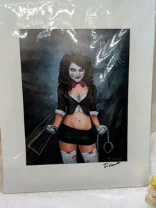Saw The Jig Saw ARTWORK 11x14 PICTURE IN 16X20 WHITE MOUNT TIM EDWARDS Autograph - Bild 1 von 9