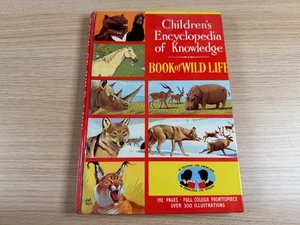 1964 Children's Encyclopedia of Knowledge (Book of Wildlife) Hardback - Picture 1 of 9
