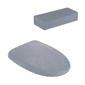 Toilet Covers Set for Bathroom Comfortable Anti Slip Polyester Machine Washable - Picture 1 of 6