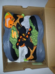 SKECHERS Skech-O-Saurus Lights Easy On Kids Shoes Youth Size US 2 EUR 33.5 - Picture 1 of 4