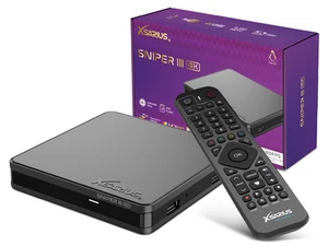 Xsarius Sniper 3 IR - 4K Linux UHD HEVC OTT Linux WiFi IPTV PremiumTV Box - Imagen 1 de 7