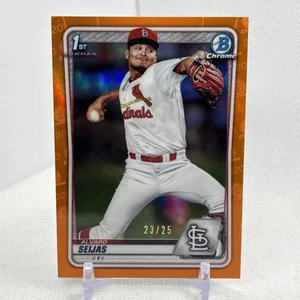 Bowman Chrome Prospects Orange Refractor 2020/25 Álvaro Seijas #BCP-60 - Imagen 1 de 6