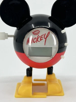 老式迪士尼米老鼠发条步行者数字时钟新品 — 第 1/4 张图片