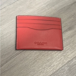 Coach Slim Id Card Case Tangerine - Picture 1 of 6