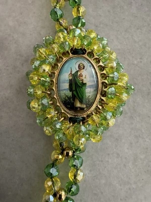 Pulsera ajustable con cuentas San Judas Tadeo nueva Foto 1 de 4