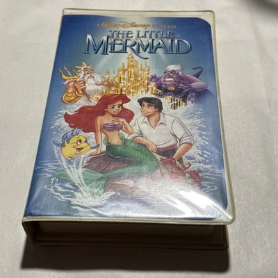 Disney The Little Mermaid VHS, 1989 Banned Cover, Rare - Image 1 of 4