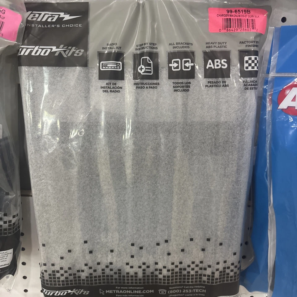 Metra 99-6519B Single/Double DIN Dash Kit For 2005-2007 Dodger Charger/Magnum - Imagem 1 de 1