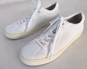 Zapatilla deportiva con cordones Rothys The tela vainilla zapatos informales para mujer EE. UU. 10 blanca - Imagen 1 de 14