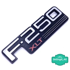 92-97 Ford F-250 XLT Fender Emblem Badge OEM Nameplate F2TZ-16720-F F250 94 96 - Bild 1 von 3