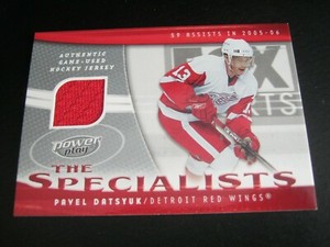 2006 07 Upper Deck Power Play The Specialists S PD Pavel Datsyuk - Red Wings ZH2