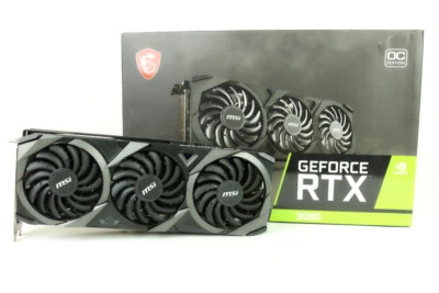 MSI GeForce RTX 3080 10GB Ventus 3X OC GPU w/Box | 1yr Warranty, Fast Ship! - Image 1 of 4
