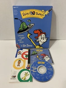 1996 Living Books Green Eggs and Ham Dr Seuss PC CD Rom in Big Box - Picture 1 of 4