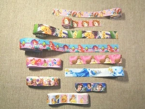 Grosgrain Ribbon 1'' Princess Snow White Mermaid Lot DIY Hair Bows 30+ Yards Kid - Picture 1 of 6