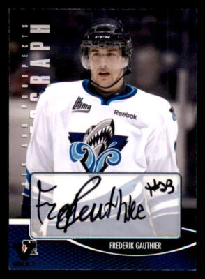 2012-13 ITG Heroes and Prospects AUTO #AFG Frederik Gauthier - Image 1 of 2