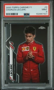 Charles Leclerc 2020 Topps Chrome Formula 1 PSA 9 #4 F1 Rookie RC Ferrari - Imagen 1 de 2