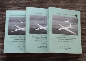 RARE 3-Volume SET 1996 Second International Airborne Remote Sensing Conference - Picture 1 of 12