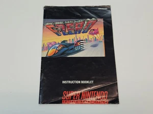 F-Zero Original Authentic SNES Super Nintendo Manual Only USA*wear - Picture 1 of 23