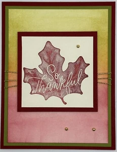 Stampin' Up! So Thankful Card w/Env UNLIMITED CARDS SHIP FOR $4.95! - Picture 1 of 7