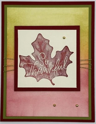 Stampin' Up! So Thankful Card w/Env UNLIMITED CARDS SHIP FOR $4.95! - Image 1 of 4