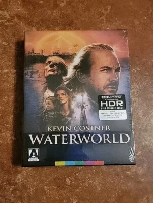 Waterworld 4K UHD Blu-ray 2 EXCLUSIVE CUTS/DISCS OOP Limited Edition Arrow Video Foto 1 de 4
