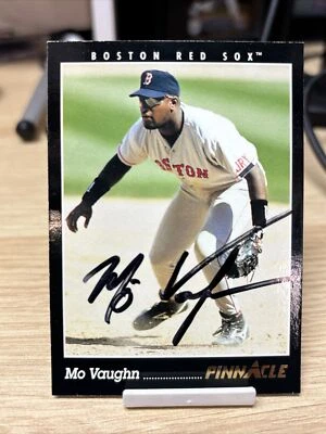 1993 Mo Vaughn Pinnacle #189 IP AUTO - Image 1 of 4