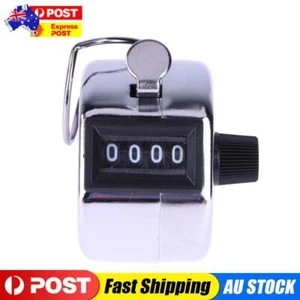 Digital Hand Tally Counter 4 Digit Number Manual Counting Golf Clicker - Picture 1 of 3