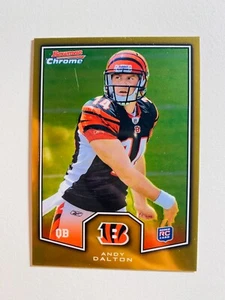 Tarjeta de fútbol americano Bowman 2011 cromada #BCR-13 Andy Dalton novato casi nueva-como nueva NFL - Imagen 1 de 2