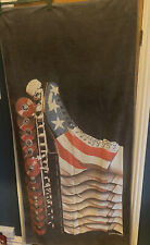 Vintage Retro Large Beach Towel. Rare Find. Roller Skate Hilasal 1979 Cosimo