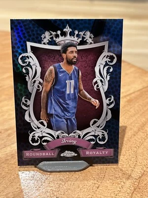 2023/24 Topps Chrome Basketball Kyrie Irving Roundball Royalty Blue Basketball - Image 1 of 2