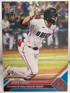 Corbin Carroll 7/8/2023 Topps Jetzt MLB Walk-Off RC #540 Diamondbacks Blau #D - Bild 1 von 2