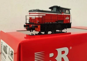 RIVAROSSI HR 2932 FS locomotiva D 245 livrea rosso grigio scuro Mercitalia Shunt - Imagen 1 de 1