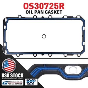 OS30725R Oil Pan Gasket Set for Ford F-150 97-10 4.6L 5.4L V8 281cid 330cid OEM - Picture 1 of 6