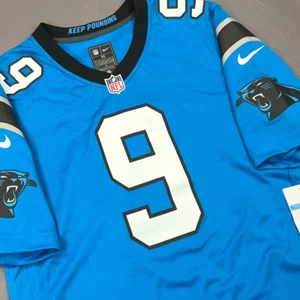 New Nike Bryce Young Carolina Panthers Blue Game Jersey Men's Sz M $130 - Picture 1 of 14