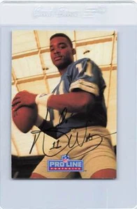 1991 Pro Line Portraits #247 Andre Ware Lions Signed Auto *K6960 - Picture 1 of 2