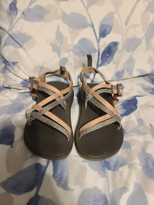 Girls Youth Chaco ZX-1 J180266 Eco Tread Burl Heather Pink and Grey Size 2 - Picture 1 of 6